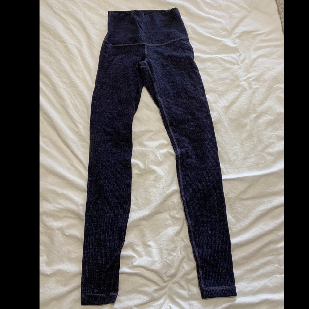 Navy Warm Lululemon Leggings